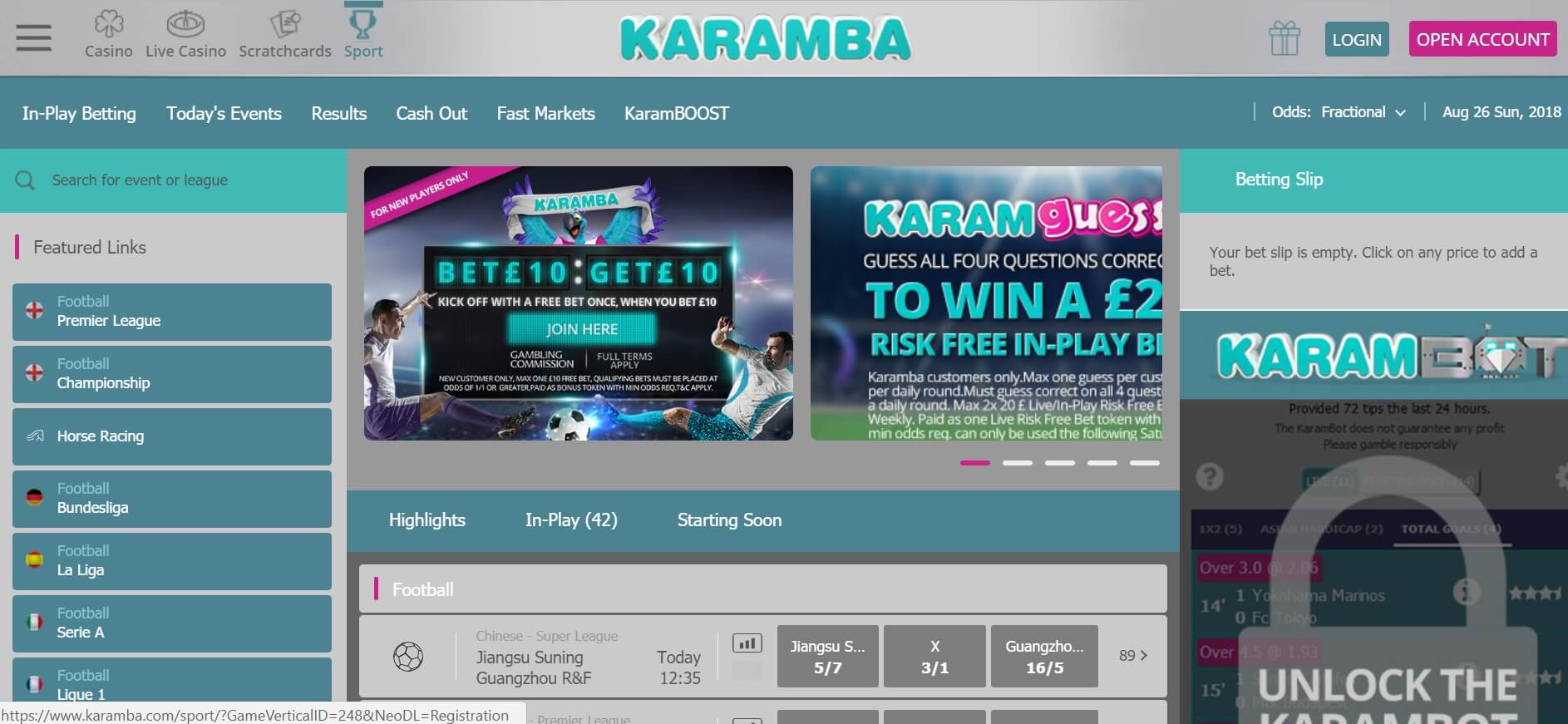 karamba sports review