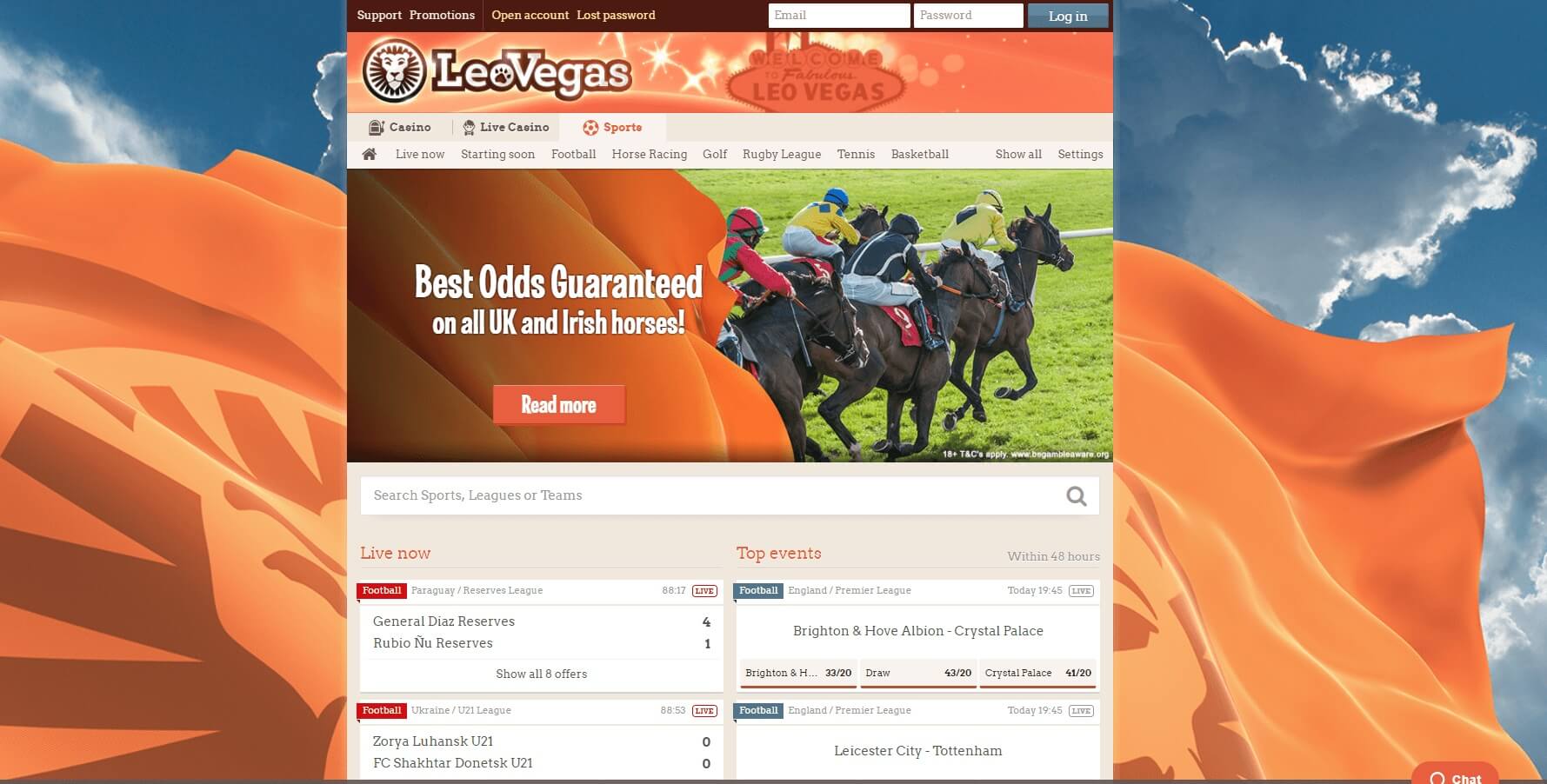 leovegas sportsbook